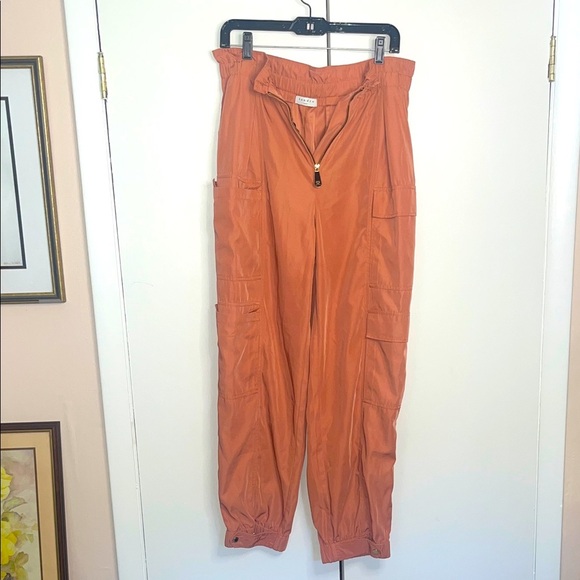 Sandro Lancelot Multi Pocket Terracotta Track Pants - Picture 1 of 9